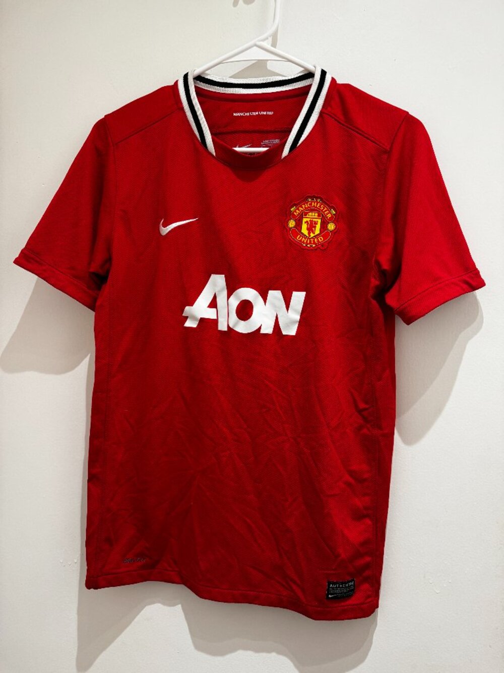 Manchester United Nike dri fit jersey youth XL